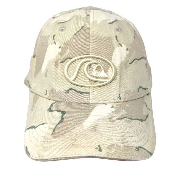 QuikSilver Edition Fitted Hat Camouflage One Size Embroidered Vented Holes - Picture 1 of 8